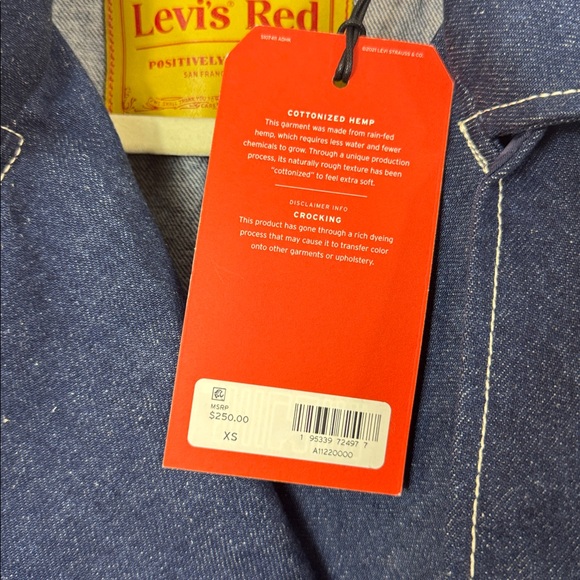 Levi’s® Red Twisted Trench Coat - Picture 9 of 11